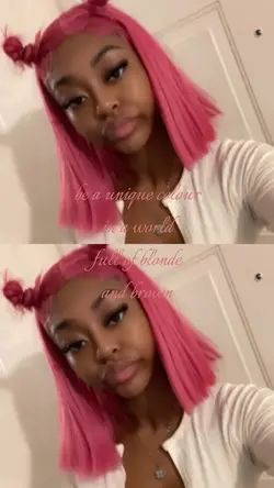 pink hair