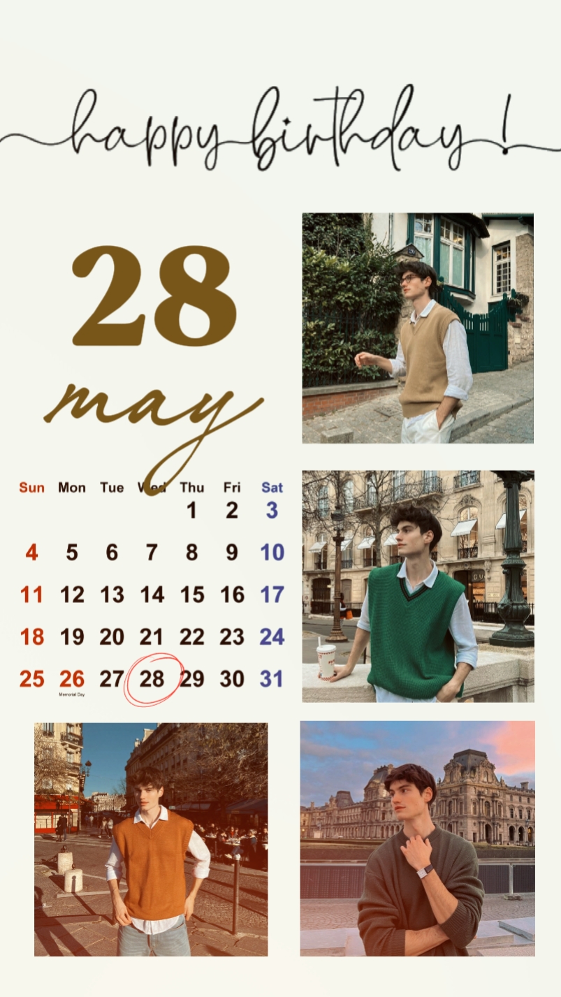 BIRTHDAY 28 MAY 2025