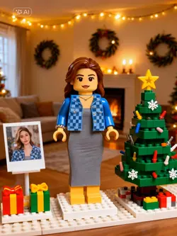 Chrismas Lego figure