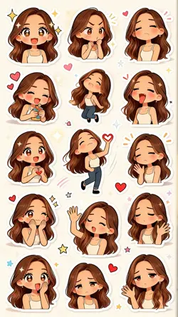 Ai sticker cute