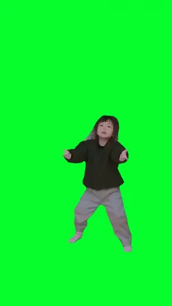 happy dance girl