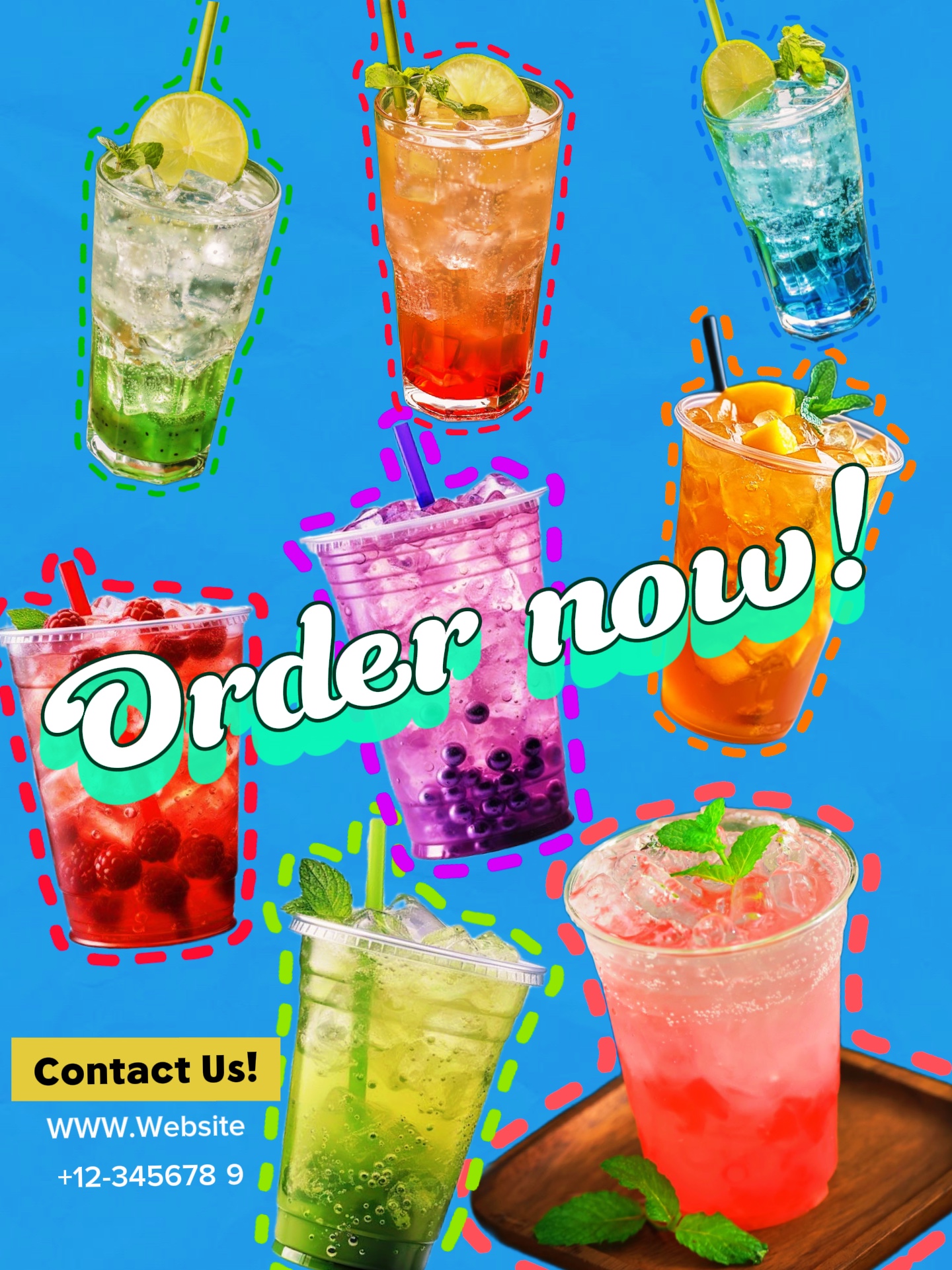 Anuncio de refresco de soda