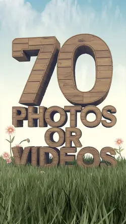 70 photos or videos