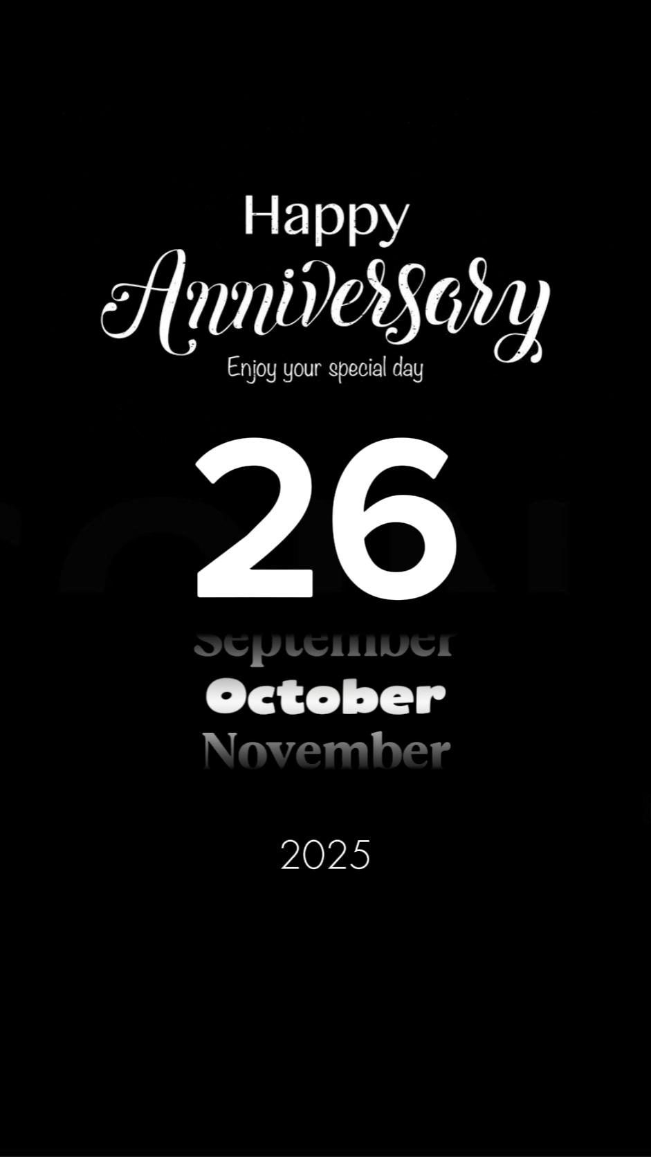 HAPPY ANNIVERSARY