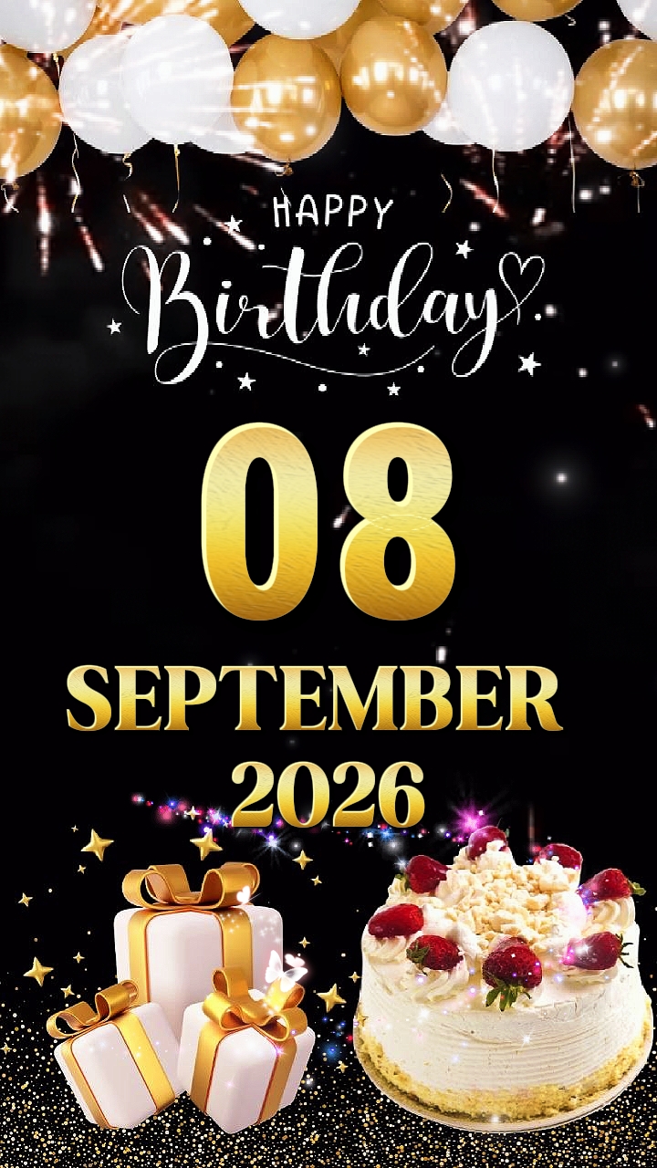 Birthday 8 Sept 2026