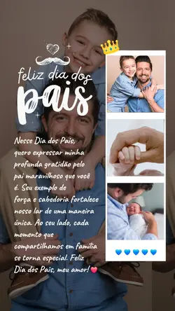 Feliz dia dos Pais