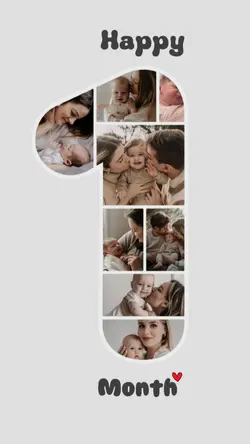 Happy 1st month Baby