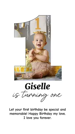 TURNING ONE BIRTHDAY