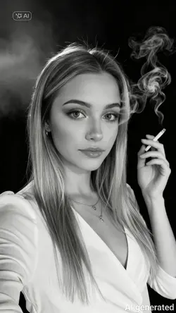 Smoking Woman Ai