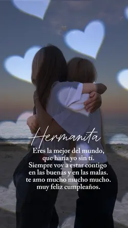 feliz cumple hermana