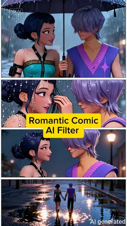 Romantic Comic - AI