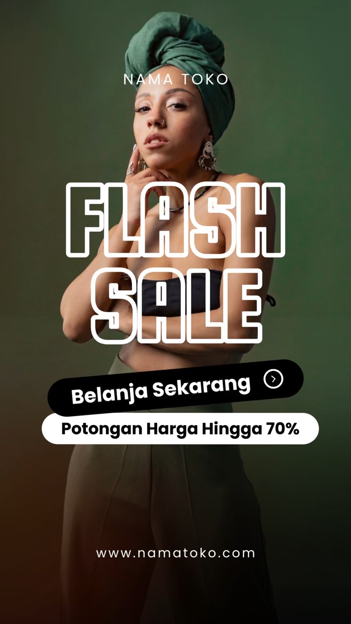 Promoção: venda flash