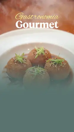 Diário gourmet em closes elegantes