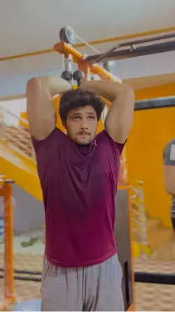 Tricep workout 🏋️ 