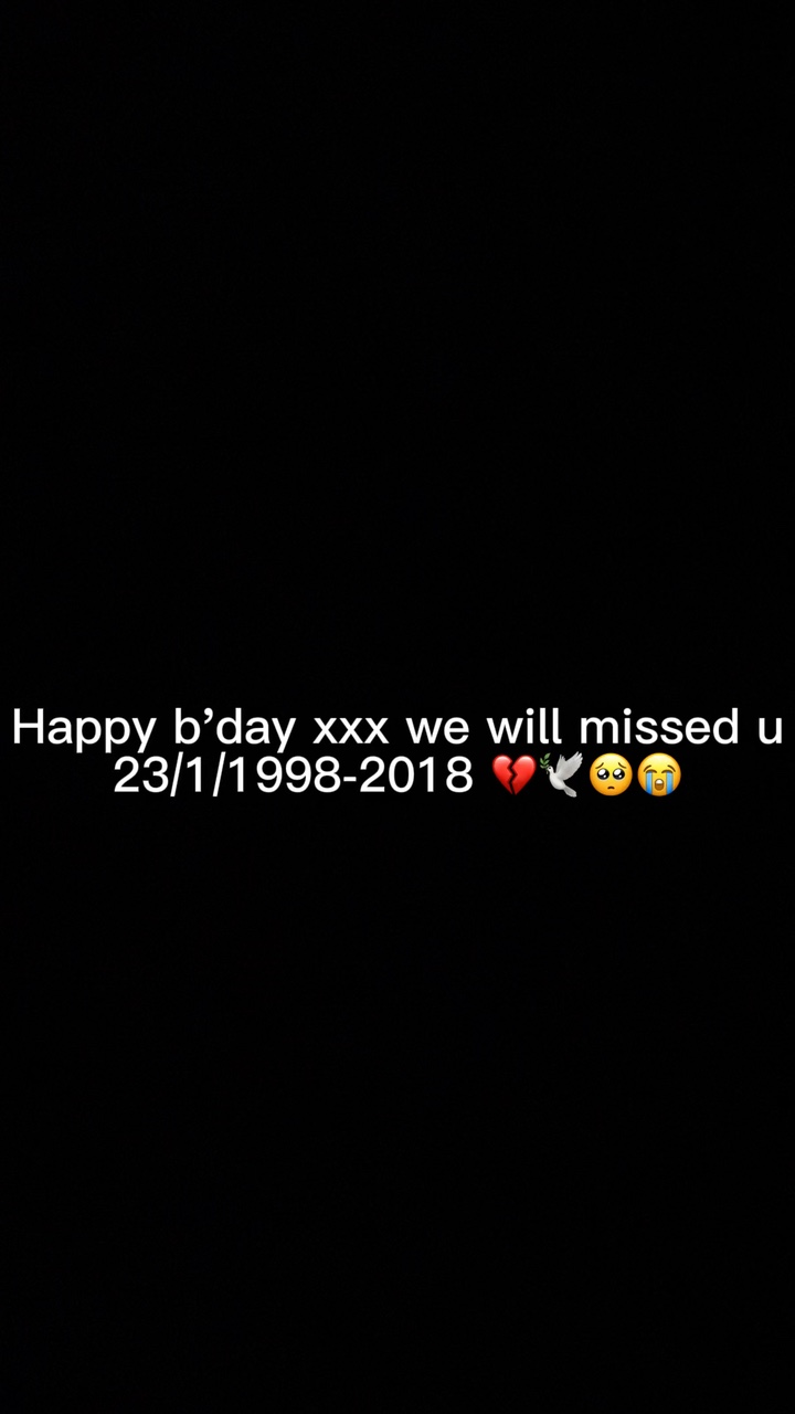 Missed by many🕊️🥺