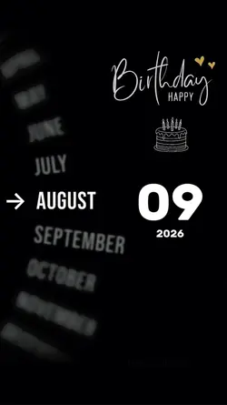 Hbd 09 August 2026