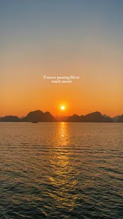Sunset ocean