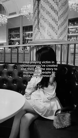 stop playing victim 