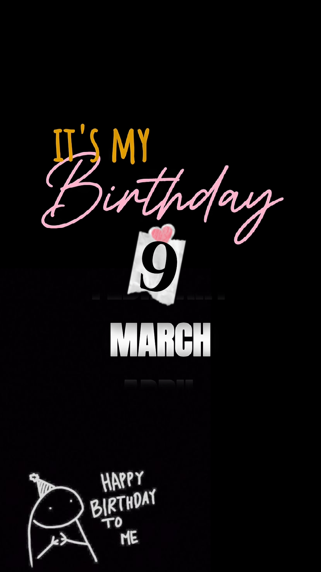 CUMPLEAÑOS 9 DE MARZO 