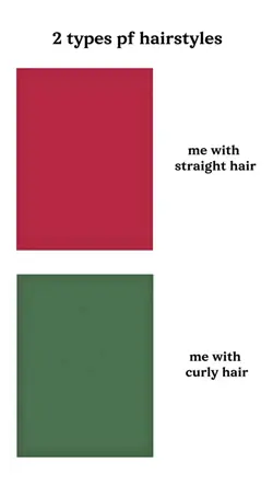 2types of hairstyle