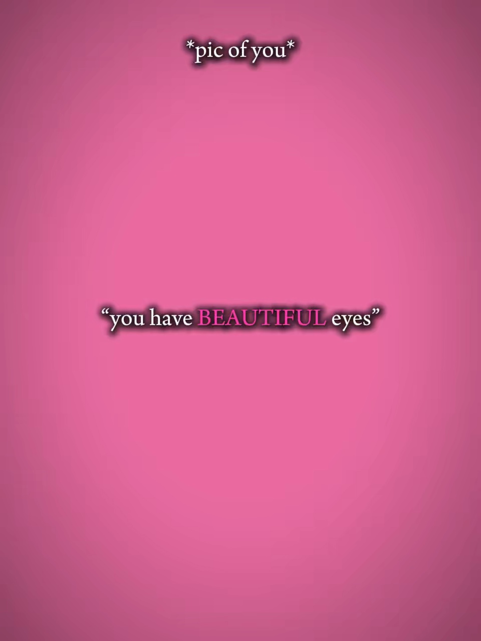 beaux yeux