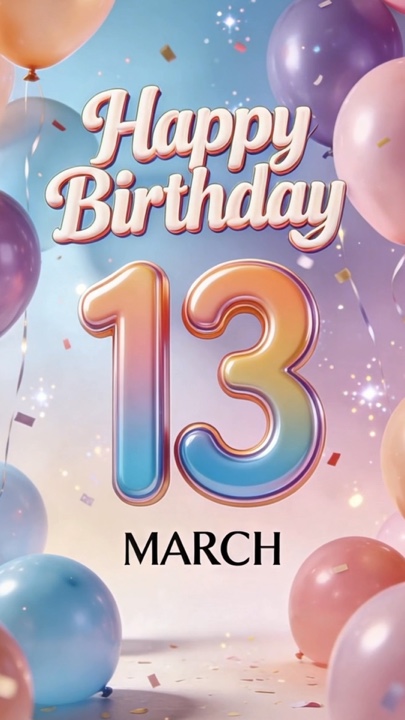 HBD 13 DE MARZO DE 2026