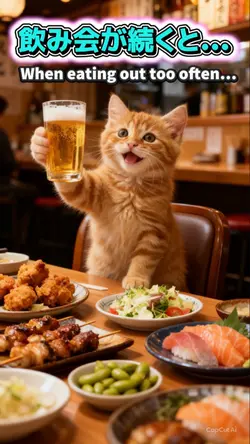 飲み会が続くと…🍺