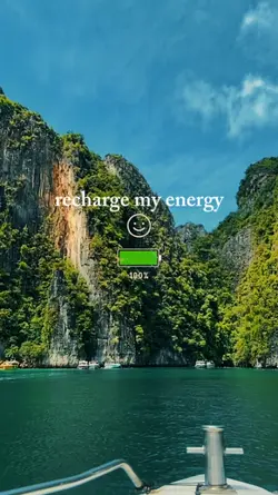 Recharge my energy