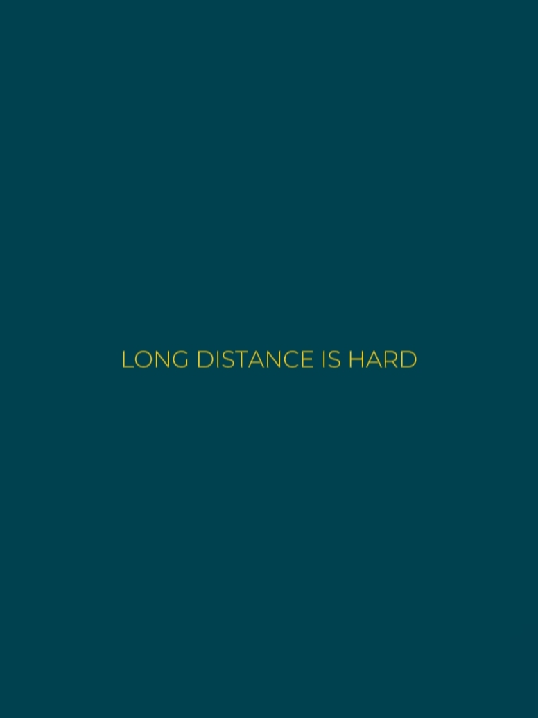 distance is hard