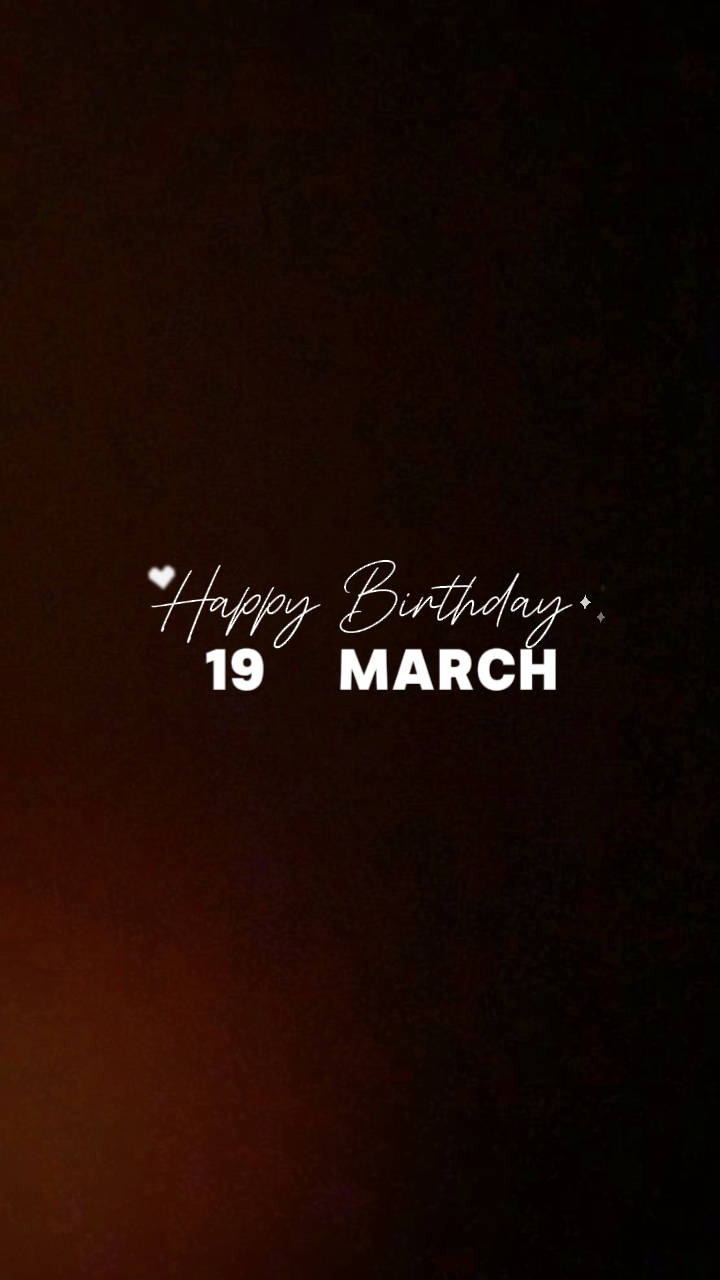 anniversaire le 19 mars