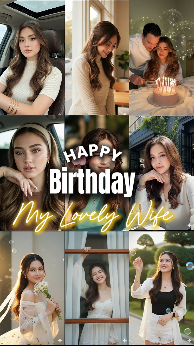 FELIZ CUMPLEAÑOS Mi Encantadora Esposa