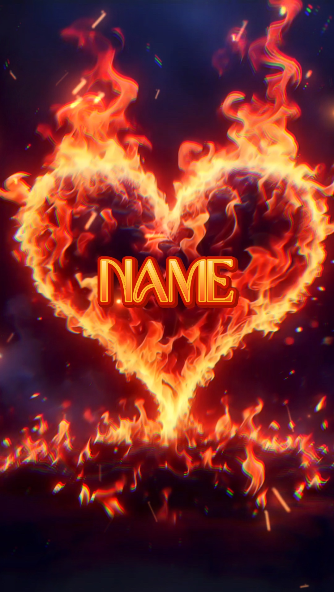 Flame Heart ❤️🔥