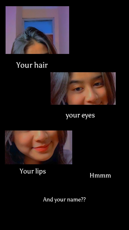 Your hair your eyes 