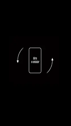 vire o celular