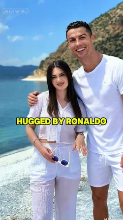 hugged by Ronaldo