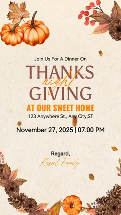 Thanksgiving Invited