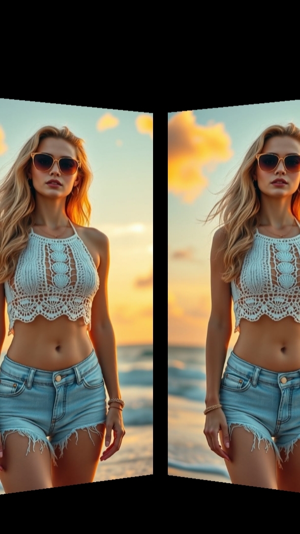 Coucher de soleil tendance templat