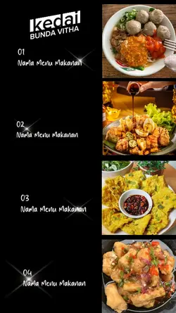 Menu Jualan 