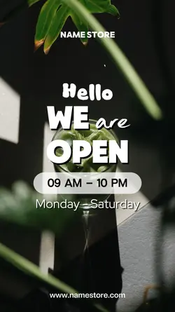 WE ARE OPEN
