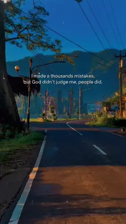 God didn't judge me