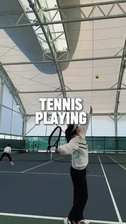 tennis playing 