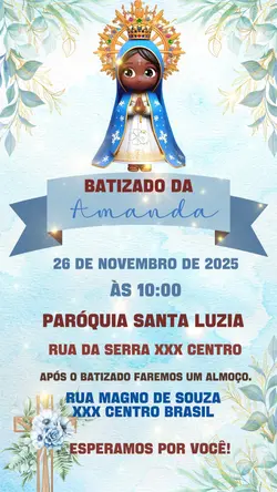 Convite Batizado 