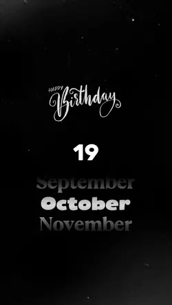 October Birthday 