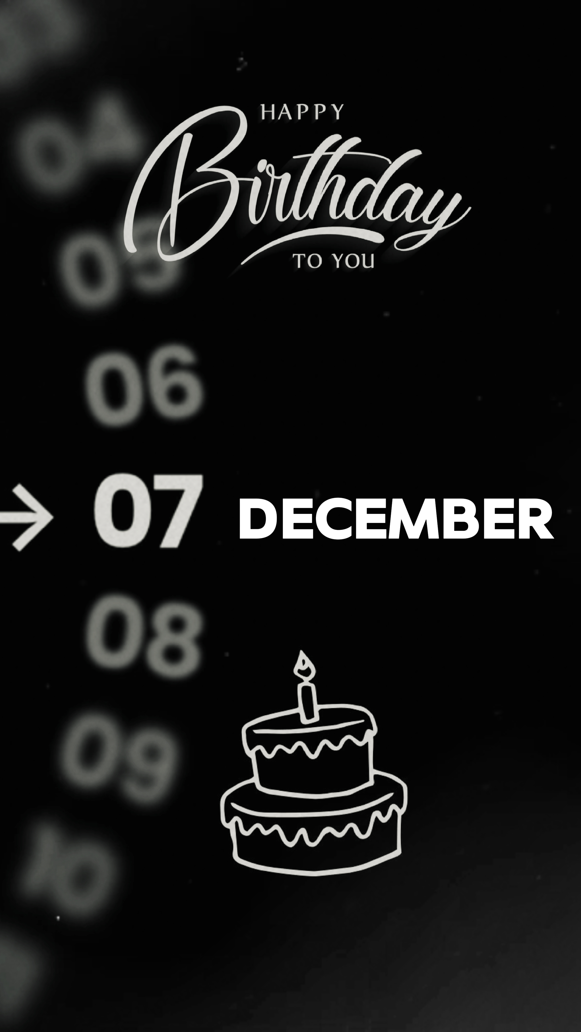 Hbd 7 December
