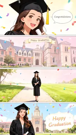 graduation comic ai