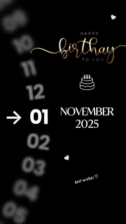 hbd 01 November 2025