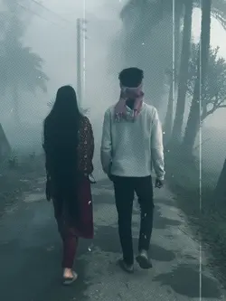 কুয়াশা ভরা রাস্তা 