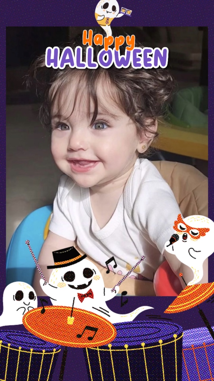 Moldura fofa para bebê