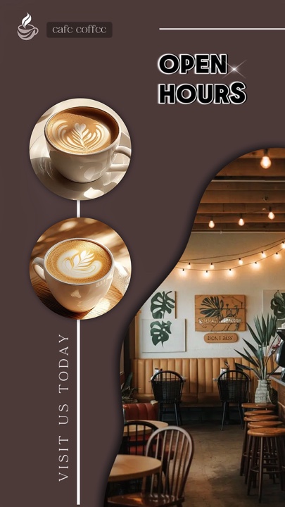 Open hours cafe