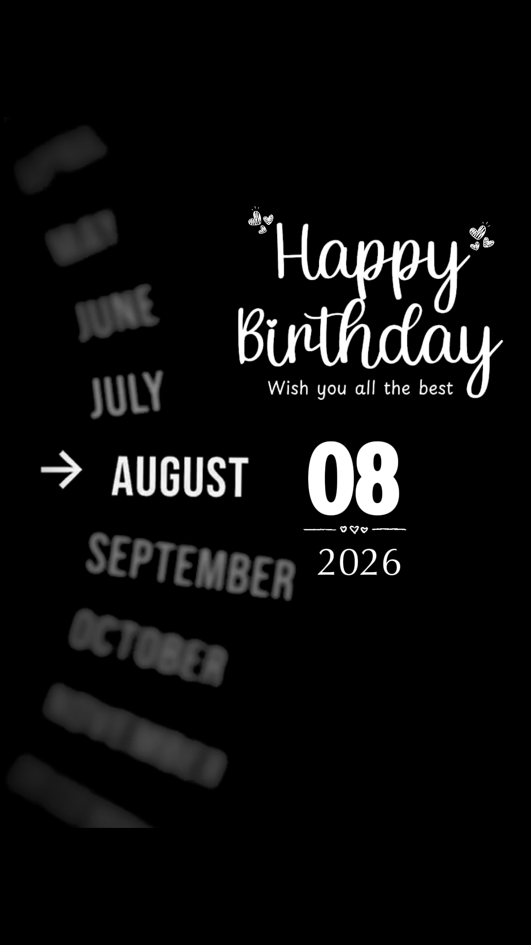 HBD 08 AUGUST